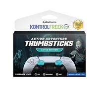 KontrolFreek Lotus Grips para Mando PS5 | 2 Palancas de Precisión Mid-Rise para PS5 & PS4 | Agarre y Control Mejorados | Turquesa