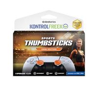 KontrolFreek Omni Grips para Mando PS5 | 2X Gomas Cóncavas de Perfil Bajo para PS5 & PS4 | Agarre Mejorado para Todos los Géneros | Naranja