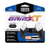 KontrolFreek Performance Grips for Playstation 5 (PS5) Controller (Nightfall Black XT (Extra-Thin))
