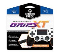KontrolFreek Performance Grips XT for Playstation 4 | Extra-Thin Grips | Black (Extra-Thin)
