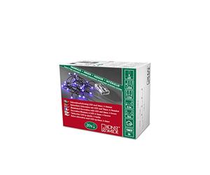 Kontsmide - Guirlanda de luces led (20 ledes, con temporizador), color verde