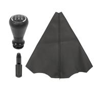 Konuooer Funda para palanca de cambios manual + pomo de cambio (5 marchas) compatible con C3 C4 106 107 206 3008 5008 Berlingo B