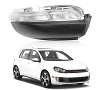 Konuooer luces retrovisor lateral para Golf 6 MK6/GTI / R20, Intermitentes de espejo retrovisor para Tou-ran 2011-2015 5K0949102 (derecho - lado del pasajero)