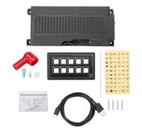 Konuooer Toutch - Panel de control de membrana 10P con Bluetooth, arnés de cables táctil, panel de interruptor PPTC integrado para autocaravanas