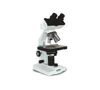 KONUS | Microscopio biológico Binocular Campus-2 con Cabezal Giratorio y Ajuste de Distancia de la pupila con Zoom 1000x