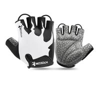 KONVINIT Guantes de Ciclismo Medio Dedo Unisex Guantes de Bicicleta sin Dedos con Relleno Antideslizante para MTB, Ciclismo de Carretera, Gimnasio, Crossfit y Levantamiento de Pesas XXL