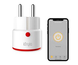Konyks Priska MAX 3 FR WiFi + BT Funciones Avanzadas V3 16A Contador de Consumidores Compatible con Alexa y Google Home & Tuya