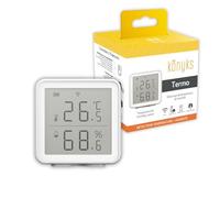 Konyks Termo Termómetro-Higrómetro Wi-Fi compatible Alexa, Google Home,Tuya, programa tareas en segùn que temperaturas