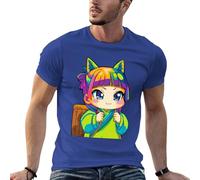 KONZDE Camiseta Maomao Eating The Apothecary Diaries para Fanáticos De Los Deportes, Ropa Hippie, Estampado De Animales, Cuello Redondo, Ropa Vintage, Tops Únicos para Hombres-style8||XL