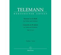 Konzert fr Violine und Orchester h-moll TWV 51: h 2