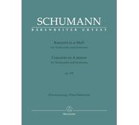 Konzert für Violoncello und Orchester in a-Moll op. 129. Klavierauszug, Stimmen, Urtextausgabe. BÄRENREITER URTEXT