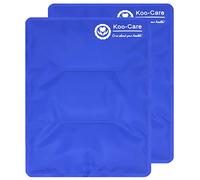 Koo-Care Paquete de 2 compresas grandes y flexibles de gel para lesiones, reutilizable, para hombros, brazos, espalda, cadera, rodilla, espinilla, alivio del dolor de pies, hinchazón, terapia física