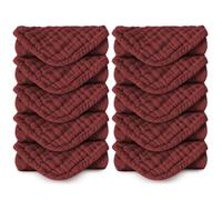 Koo-dib Muselinas Bebe Algodon 30x30 cm - Set Regalo Toalla Bebe Recien Nacido - Gasas para Bebes Suaves y Absorbentes para Lactancia y Muselina Bebe (Set de 10 muselinas)