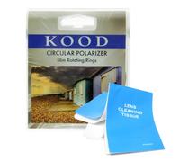Kood - Filtro polarizador circular (55 mm, CPL, para todos los filtros de 55 mm, por ejemplo, Sony Alpha de 18 a 55 mm, incluye pañuelos para objetivos)