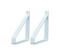 KOOEIN Soportes De Estante,Baldas De Metal Pared,Estantes Flotantes Triangulares,Estante Decorativo,Soporte De Almacenamiento,Juego De 2,Rodamiento De 100 Kg,Estante De Bricolaje,Blanco,30cm/12in