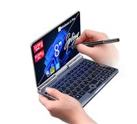 KOOFORWAY Mini portátil 2 en 1 de 8 pulgadas, pantalla táctil giratoria HD, compatible con Windows 11 Pro, laptop pequeña, Intel N100, 12 GB de RAM, SSD de 512 GB, Wi-Fi 6, BT 5.2, cámara de 2 MP