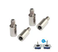 koofull Extensor de joystick de juego de arcade 4 piezas de 15 mm, accesorios de control de gabinete, hace que el joystick de arcade sea más largo, para joysticks retro Arcade US Balltop