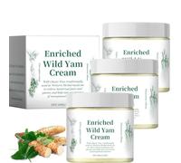 KOOFUR Crema de ñame Silvestre orgánica, Crema Corporal Natural de ñame Silvestre para Mujer, Crema hidratante de ñame Silvestre para la Cara, Crema concentrada de ñame Silvestre para nutrir la Piel