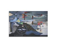 KOOHTAA Póster artístico de Oscar Domínguez Eolo (Aeolus), lienzo y arte de pared, impresión moderna de decoración familiar, pósteres de 40 x 60 cm