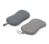 KOOK TIME Estropajo Cocina - Esponjas Mágicas de Cocina - Estropajos de Microfibra de Doble Cara, Que no Rayan, para Platos, Ollas y Superficies Delicadas - Pack de 6 Estropajos Cocina (Gris)