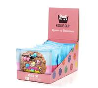Kookie Cat Vainilla y Bombones Coloridos-Galletas Veganas Envueltas Individualmente, Sin Gluten, Sin Soja, Biológicas y Orgánicas, Anacardos y Avena-Paquete Múltiple de 12 x 50 g
