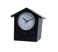 KOOKOO EarlyBird Negro, Reloj Despertador con Canto de pajaros y un Gong de Tres Tonos, Despertar con grabaciones de la Naturaleza