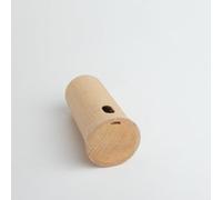 KOOKOO Silbato de pájaro mirlo, instrumento de madera hecho a mano para sonidos naturales, imitación de voces de pájaros, con caja de almacenamiento (búho del bosque)