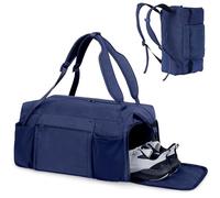 kookoomia Sporttasche Reisetasche Herren Damen Sporttaschen Rucksack, azul oscuro, 45L