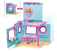KOOKYLOOS Mermaid Beach House - Casa en la Playa de KookyLoos. Accesorios, muñeca y Mascota exclusivas. Muñeca y Mascota cambian de Color con el Agua. Incluye Cola de Sirena, Ropa y Accesorios