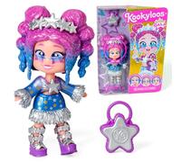 KOOKYLOOS Serie Golden Gala Stella, Muñeca Coleccionable de la Serie Golden Gala, Contiene la muñeca Stella, 1 Bolso, Ropa y Zapatos de Moda y 1 Accesorio, 1 muñeca, 3 Caras Diferentes