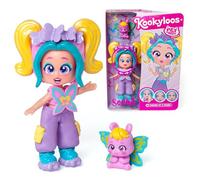 KOOKYLOOS Serie Pet Party - Muñeca Coleccionable Sophie Con Mariposa Mascota, Ropa, Zapatos de Moda y Accesorio - ¡1 Muñeca, 3 Caras Diferentes!