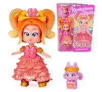 KOOKYLOOS Serie Princess,BLOSSOM BEAUTY -Muñeca coleccionable de la serie Princess. Contiene muñeca, conjunto de ropa y zapatos de temática princesa, accesorio y mascota.¡1 muñeca, 3 caras diferentes!