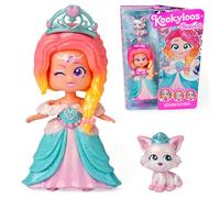 KOOKYLOOS Serie Princess, ROYAL ELEGANCE- Muñeca coleccionable de la serie Princess.Contiene muñeca, conjunto de ropa y zapatos de temática princesa,accesorio y mascota. ¡1 muñeca, 3 caras diferentes!