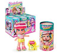 KOOKYLOOS Sunday Funday - Muñeca sorpresa coleccionable con accesorios de moda, zapatos, vestidos y juguetes, con 3 expresiones divertidas, Incluye 6 muñecas de la serie Sunday Funday (Caja B)