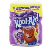Kool-Aid Drink Mix, Sugar Sweetened Grape, 19-Ounce Container (Pack of 4)