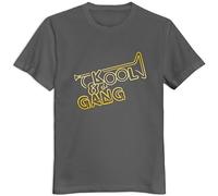 Kool and The Gang Unisex T-Shirt Printed tee Grey Mens Top Shirt M