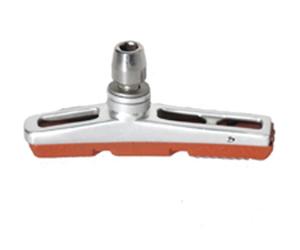 KOOL STOP Bremsschuh 'V2' SB-verpackt, für V-Brake, Karte à 2 Stück, V-Pin-Halterung, austauschbare Bremsbeläge, Schraubbefestigung, Dual Compound, mit V2 Halterung