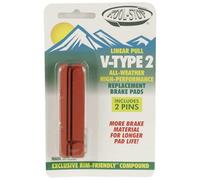 Kool Stop Unisex - Adulto V2 Freno Zapata Marrón, Talla Única