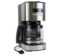 Koolatron Kenmore Cafetera de filtro de 12 tazas de café de filtro programable de 1,8 l con temporizador (Negro)
