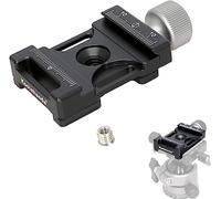 Koolehaoda Abrazadera de Placa de liberación rápida con Cola de Milano de 38 mm de Ancho Compatible Arca Swiss, para Placa QR de 38 mm, Trípode Monopod Ballhead