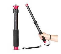 Koolehaoda El Tubo de extensión de trípode de Escritorio, se Puede Utilizar como un monopie y un Selfie Stick para teléfono móvil. La Longitud de la extensión de 2 Secciones es: 17.5 Pulgadas