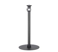Koolehaoda Soporte monopié para escritorio, soporte de mesa ajustable de 16 a 28 pulgadas con base pesada, soporte de montaje monopié de fibra de carbono para cámara DSLR, luz, cámara web, transmisión