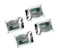 Koolenry 4 Piezas W1209 con Carcasa, Placa de Control de Temperatura Digital de 12 V CC, Termostato Digital Micro-Tipo, 50-110 °C