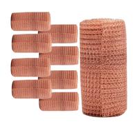 Koolenry 9 Rollos de de Alambre de Cobre de 12,7 cm X 3 Metros, Resistente A la Corrosión, para Roedores, Ideal para Jardín y Casa.