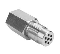 Koolenry Adaptador de Sensor de Oxígeno M18x1.5 de Acero Inoxidable, Expansor de Sensor de O2, Conector de Extensión de Sensor de O2,