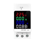 Koolenry Amperímetro de Voltaje Digital Multifunción CA 70-270 V 100 A 25 KW Medidor de Factor de Potencia Medidor de Energía Eléctrica Medidor Vatímetro