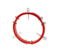 Koolenry Anillos de Bloqueo para Guía de Astrofotografía de 3 Puntos para de Telescopio, Puntero Buscador de 100 mm, Color Rojo