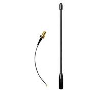 Koolenry Antena Flexible SMA Macho Inalámbrica para Transmisión de Datos, Alta Ganancia, 10 DBi, WiFi, con Cable Adaptador B