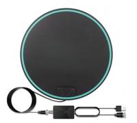 Koolenry Antena HDTV Digital con Amplificador de Señal Compatible con Antena de TV de Alta Ganancia 4K 1080P UHF VHF para Canales Locales