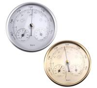 Koolenry Barómetro Wander Cloudly de 2 Piezas con Termómetro e Higrómetro, Estación Meteorológica para Instrumento de Pronóstico del Tiempo